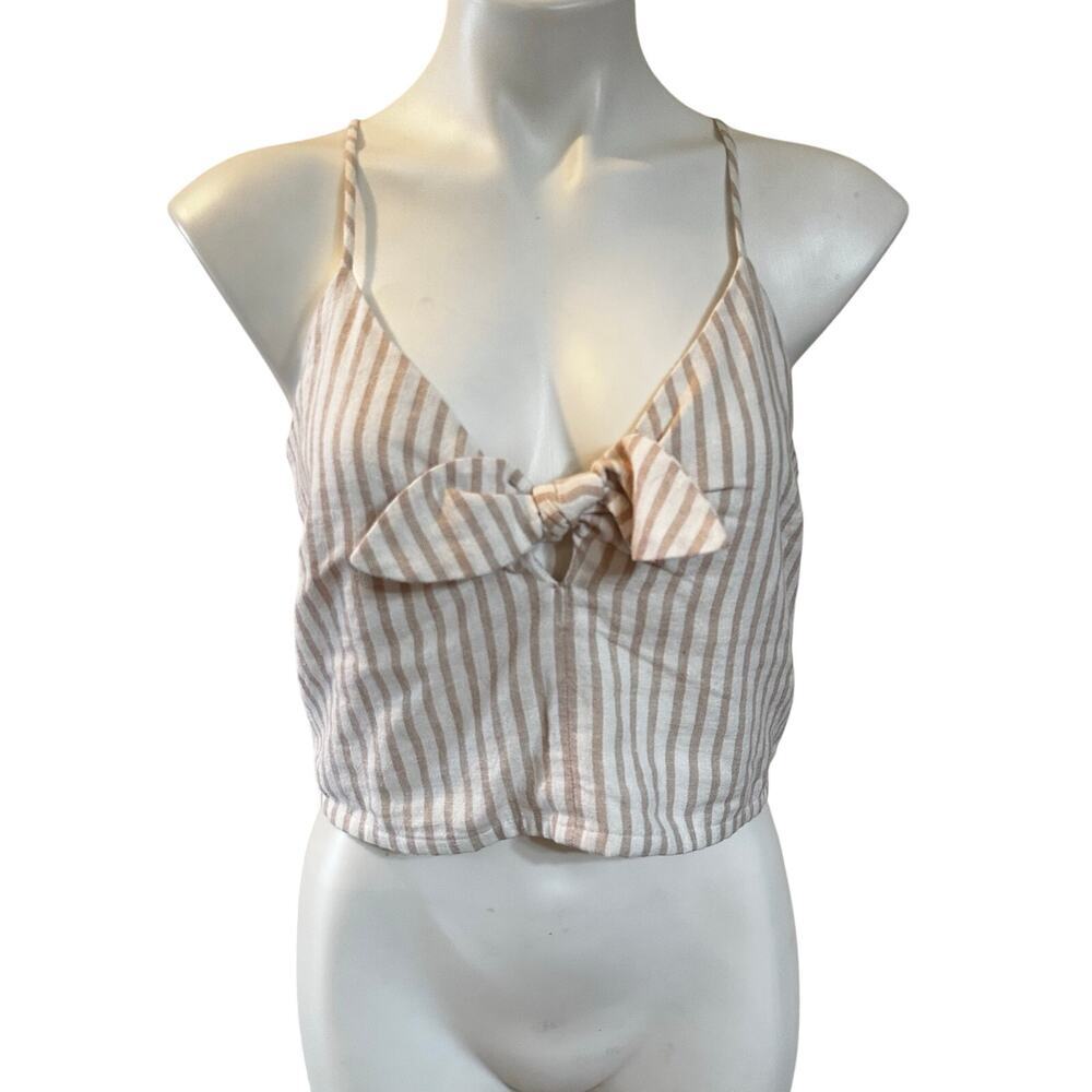 Abercrombie & Fitch Linen Blend Tank sz L